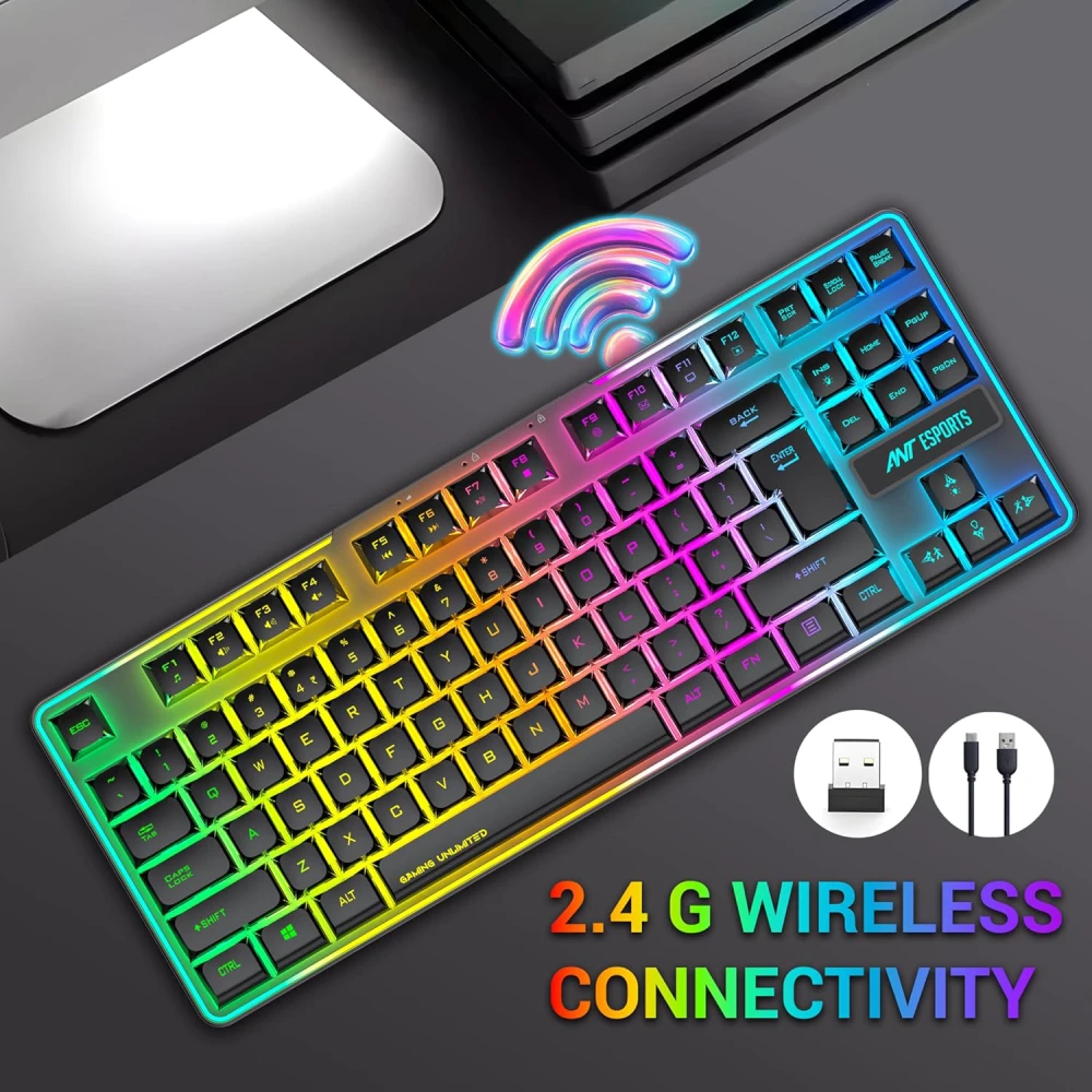Ant Esports Wireless Gaming Keyboard MK720 Pro V2 RGB view 4